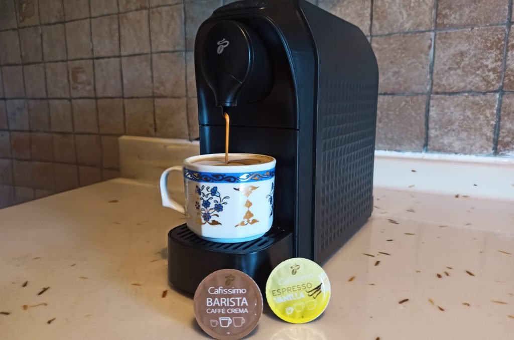 Espresso machine, kettle and tea set, ready for your arrival